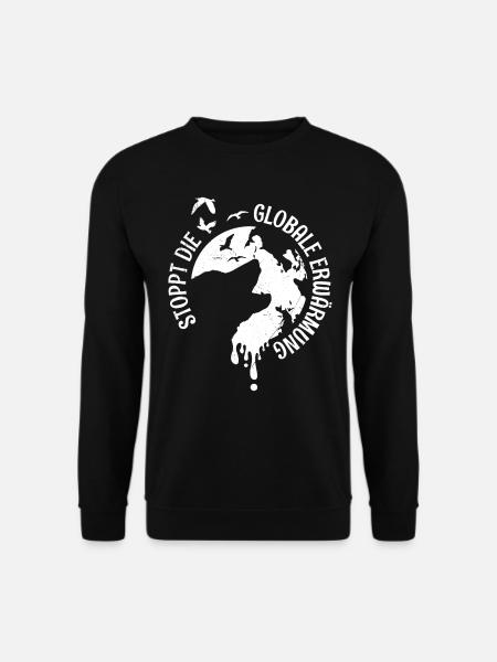 Stop global warming - Unisex Sweatshirt - black