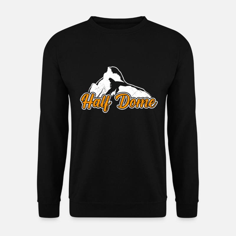 Half Dome Bergfan und Wanderer klettern Berge - Unisex Pullover - Schwarz