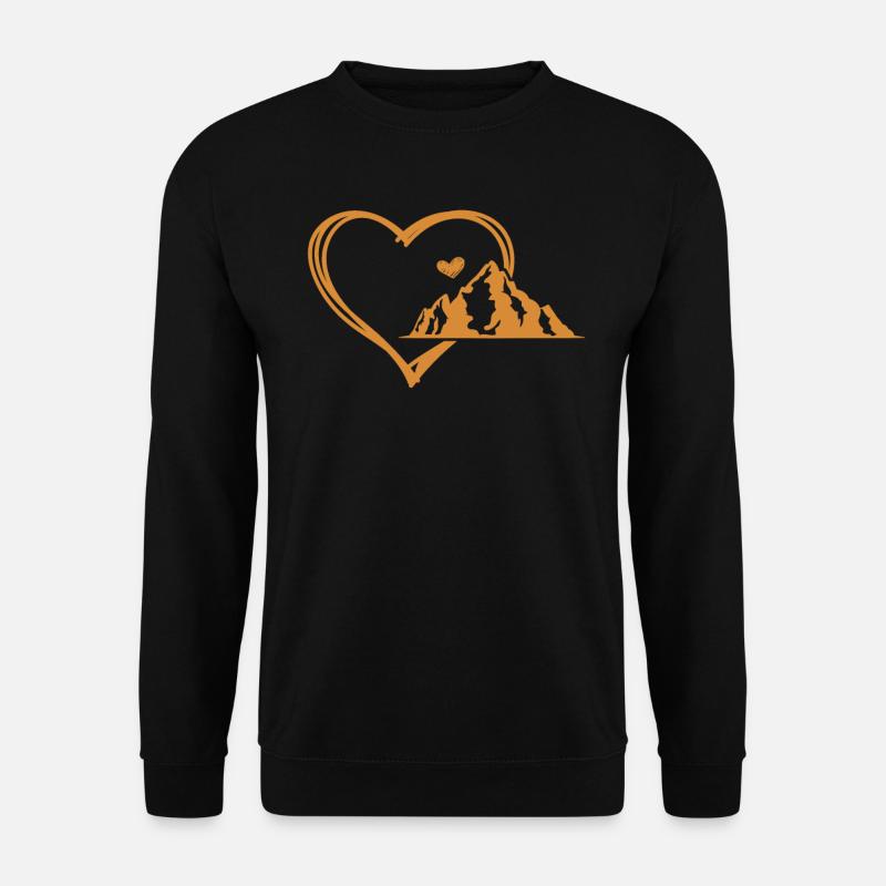 Mountains Wanderer Summit - Unisex Sweatshirt - black