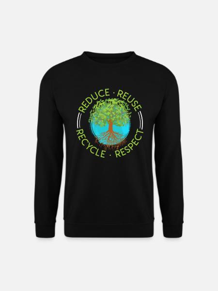 Les écologistes sauvent la Terre L’amour environnemental - Sweat-shirt Unisexe - noir
