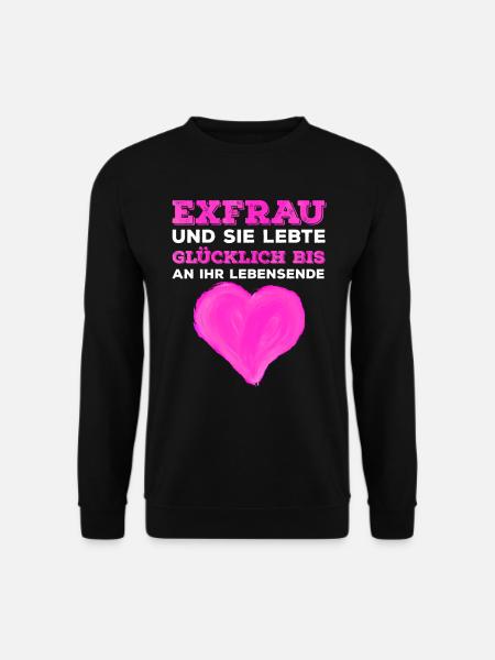 Scheidungsparty Finally Divorced Scheidung - Unisex Pullover - Schwarz