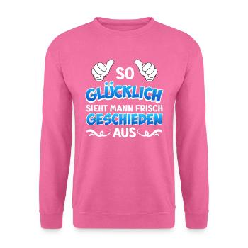 Scheidungsparty frisch geschieden Scheidung - Unisex Pullover - Pink - Vorne