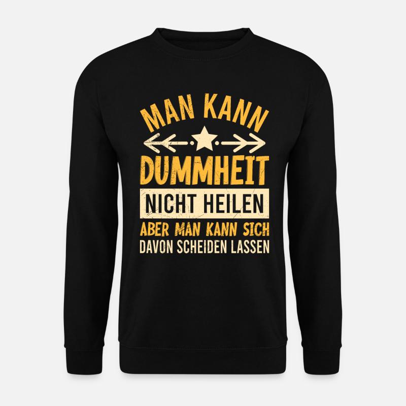 Scheidungsparty cooler Ex Mann Scheidung - Unisex Pullover - Schwarz