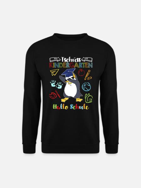 Tschüss Kindergarten Hallo Schule 1. Klasse - Unisex Pullover - Schwarz