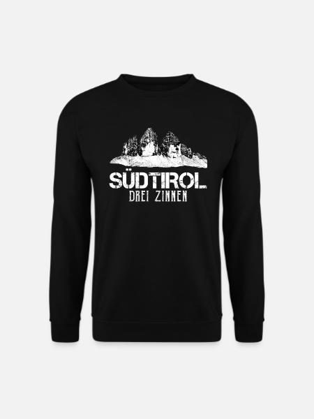 Südtirol Alpen Bergsteiger klettern Summit Wandern - Unisex Pullover - Schwarz