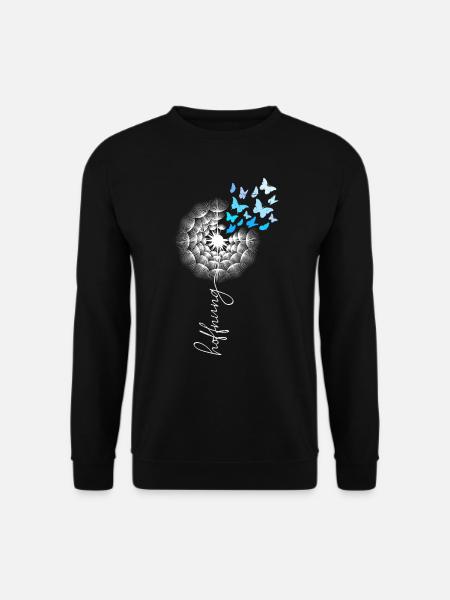 Pusteblume Flower Power Löwenzahn Gärtnerin - Unisex Pullover - Schwarz