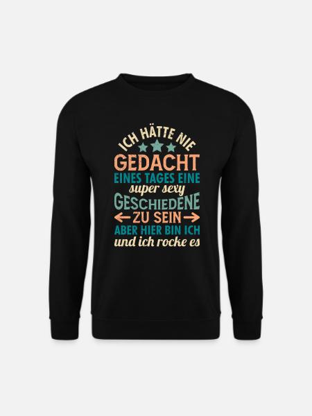Scheidung Frauen Scheidungsparty Ex Frau - Unisex Pullover - Schwarz