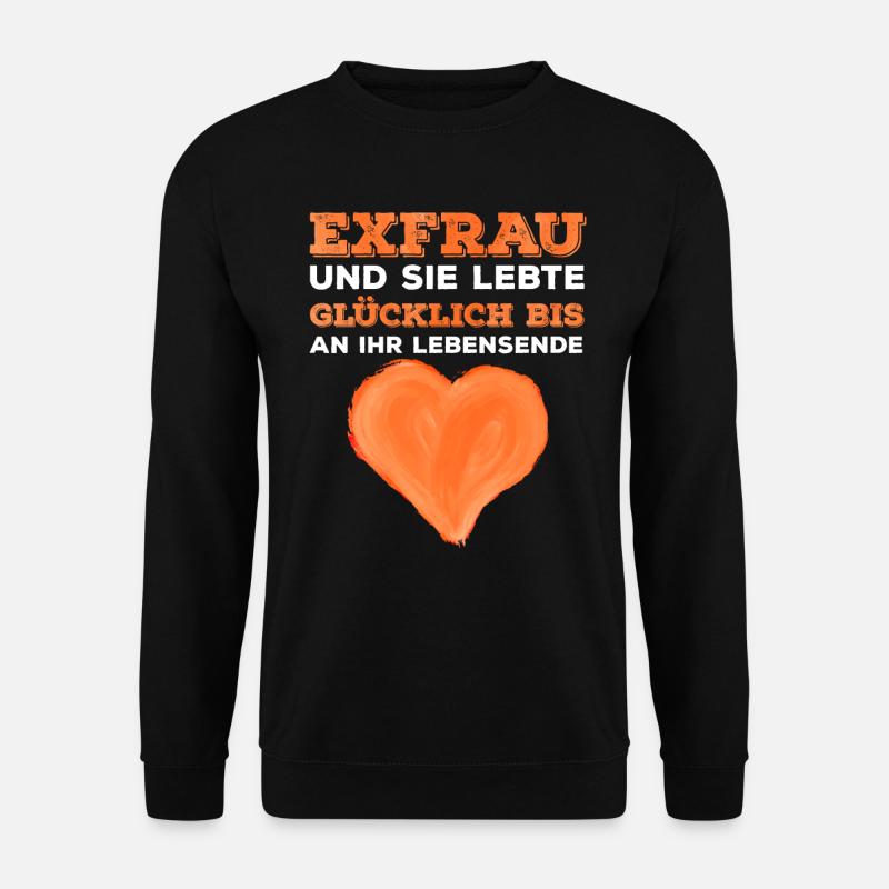 Scheidungsparty Finally Divorced Scheidung - Unisex Pullover - Schwarz