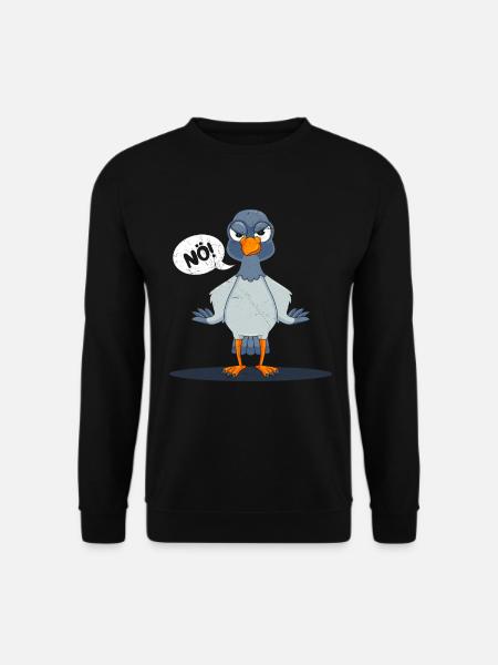 Taubenliebhaber Nö! Taubenfreunde Tauben Shirts - Unisex Pullover - Schwarz