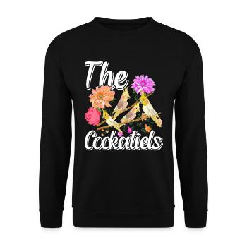 Perruches Les Cockatiels Amateurs d’oiseaux - Sweat-shirt Unisexe - noir - Devant - Alina (178cm) & Michal (187cm)