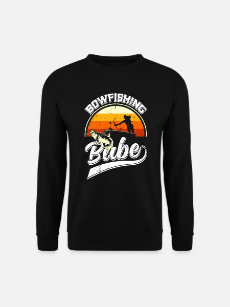 Bogenfischen Frauen Bowfishing Babe Bogenfischer - Unisex Pullover - Schwarz
