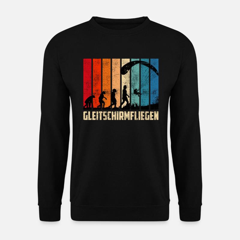 Parapente Evolution Parapente - Sweat-shirt Unisexe - noir