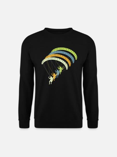 Paragliding Paragliding Pilot Shirt - Unisex Sweatshirt - black