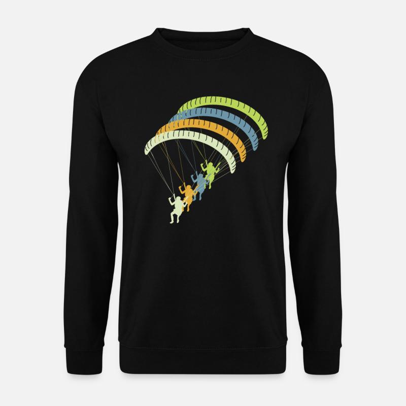Paragliding Paragliding Pilot Shirt - Unisex Sweatshirt - black