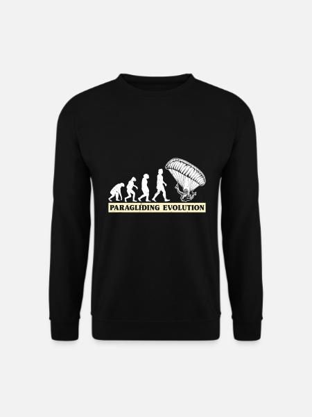 Paragliding Evolution Paragliders - Unisex Sweatshirt - black