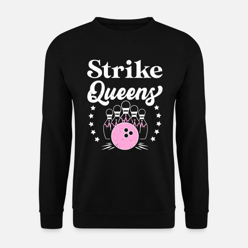 Strike Queens Bowling Femmes Bowling - Sweat-shirt Unisexe - noir