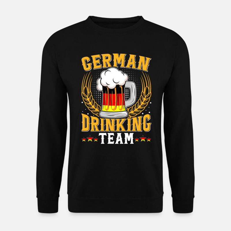German Drinking Team Bierfan - Unisex Sweatshirt - black