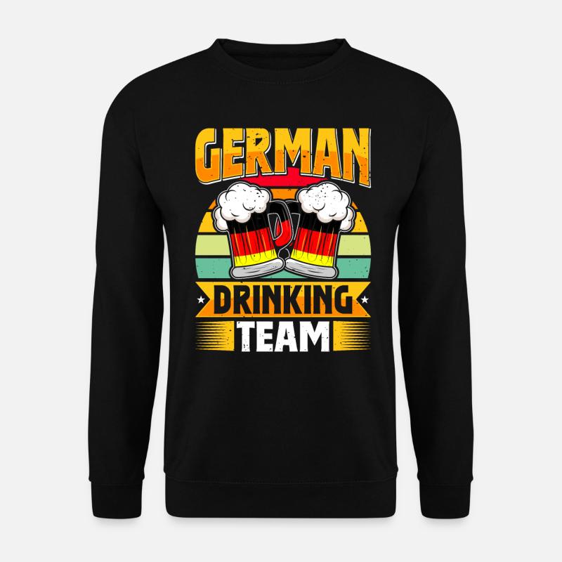 German Drinking Team Bierfan - Unisex Sweatshirt - black