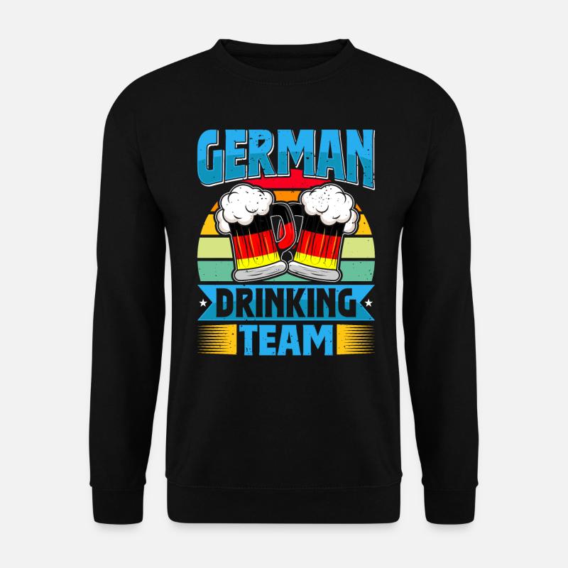 German Drinking Team Bierfan - Unisex Pullover - Schwarz