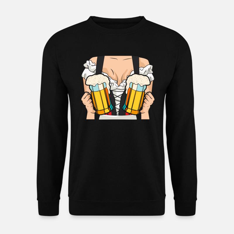 Trachten Shirt Frauen Bierfan - Unisex Pullover - Schwarz