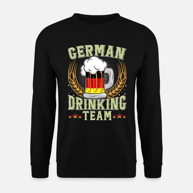 German Drinking Team Bierfan - Unisex Sweatshirt - black