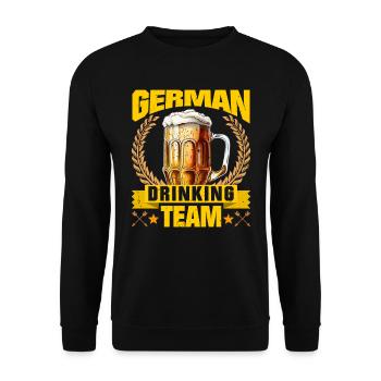 Équipe allemande de boissons Boarisches Bier München - Sweat-shirt Unisexe - noir - Devant - Alina (178cm) & Michal (187cm)