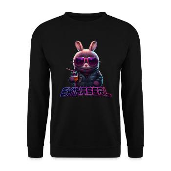 Ski Bunny Ski Bunny Skier Women's Ski Bunny - Unisex Sweatshirt - black - Front - Alina (178cm) & Michal (187cm)