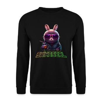 Ski Bunny Ski Bunny Skier Women's Ski Bunny - Unisex Sweatshirt - black - Front - Alina (178cm) & Michal (187cm)