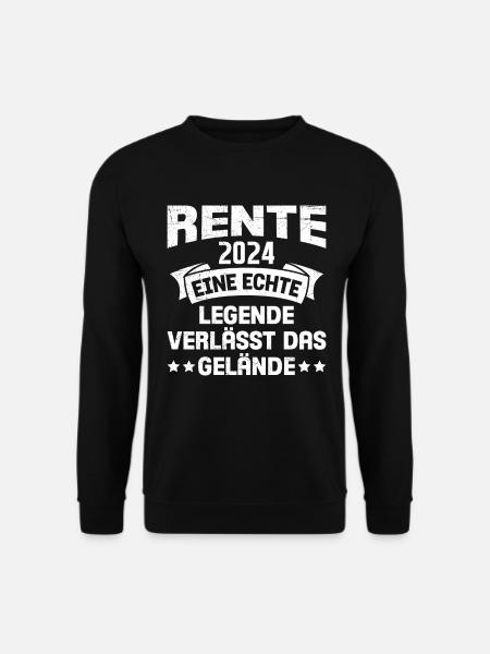 Rente 2024 Eine Echte Legende Verlässt das - Unisex Pullover - Schwarz
