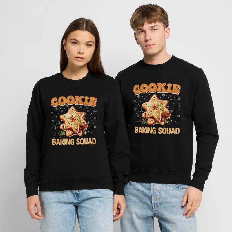 Cookie Baking Squad Biscuit de Noël Cookie Baker Sweat-shirt Unisexe