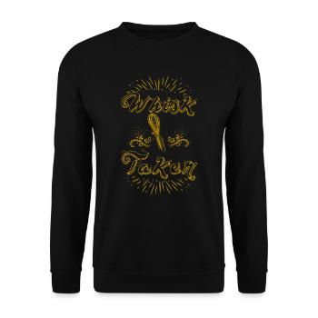 Bäcker Whisk Taker Backliebhaber Backen Teig - Unisex Pullover - Schwarz - Vorne - Alina (178cm) & Michal (187cm)
