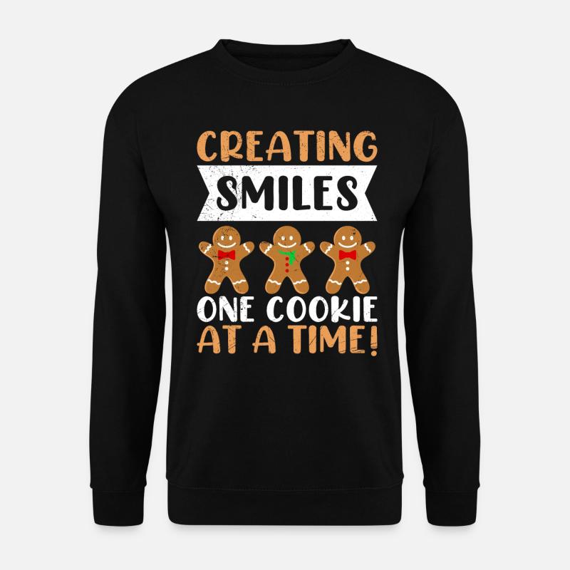 Lebkuchen Creating Smiles One Cookie at a Time! - Unisex Pullover - Schwarz
