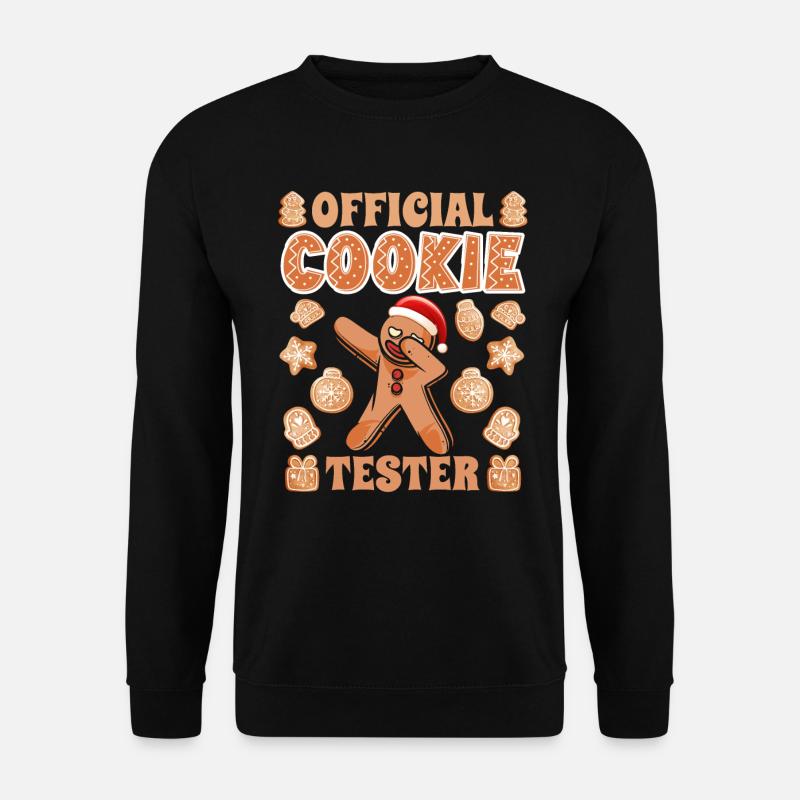 Gingerbread Baking Official Cookie Tester - Unisex Sweatshirt - black