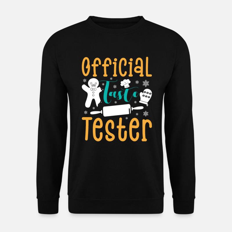 Plätzchen Official Taste Tester Weihnachtsgebäck - Unisex Pullover - Schwarz