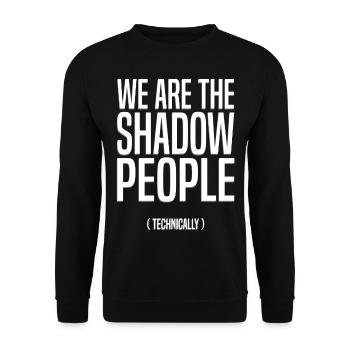 Bühnentechniker - Unisex Pullover - Schwarz - Vorne - Alina (178cm) & Michal (187cm)