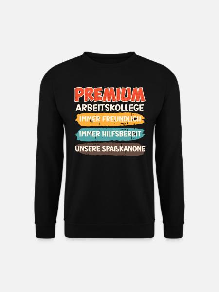 Mitarbeiter Premium Arbeitskollege Arbeitsplatz - Unisex Pullover - Schwarz