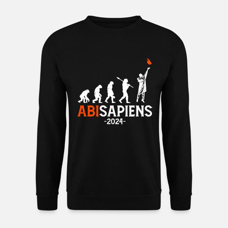 Abiturienten ABISAPIENS Abi 2024 Abschluss - Unisex Pullover - Schwarz