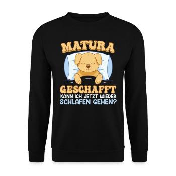 Je peux retourner me coucher - Sweat-shirt Unisexe - noir - Devant - Alina (178cm) & Michal (187cm)