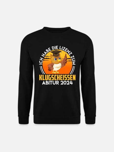 High School Graduate License to Cleverly Fuck High School Graduation - Unisex Sweatshirt - black