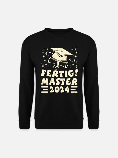 Master 2024 FERDIG! Master avslutningsfest - Genser unisex - svart