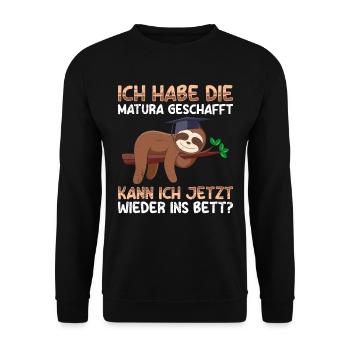Les maturants ont passé ma maturité drôles de choses - Sweat-shirt Unisexe - noir - Devant - Alina (178cm) & Michal (187cm)