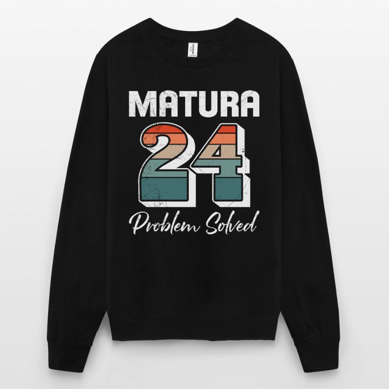 Matura 2024 PROBLEM SOLVED School Leaving Certificate Unisex Sweatshirt