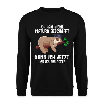 Les maturants ont passé ma maturité drôles de choses - Sweat-shirt Unisexe - noir - Devant - Alina (178cm) & Michal (187cm)