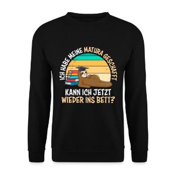 Les maturants ont passé ma maturité drôles de choses - Sweat-shirt Unisexe - noir - Devant - Alina (178cm) & Michal (187cm)