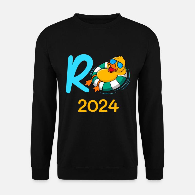 Rente 2024 R-Ente Pensionierung Ruhestand - Unisex Pullover - Schwarz