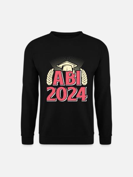 Abi 2024 Abitur Mädchen Abiturientin Frauen - Unisex Pullover - Schwarz