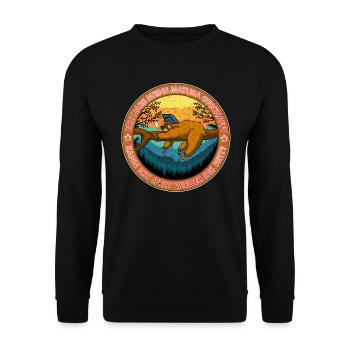 Maturant Habe meine Matura Geschafft Abschluss - Unisex Pullover - Schwarz - Vorne - Alina (178cm) & Michal (187cm)