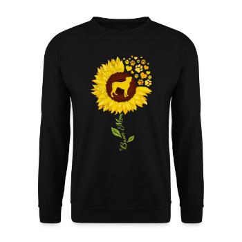 BOXER MAMI Propriétaire d’un chien Boxer allemand - Sweat-shirt Unisexe - noir - Devant - Alina (178cm) & Michal (187cm)