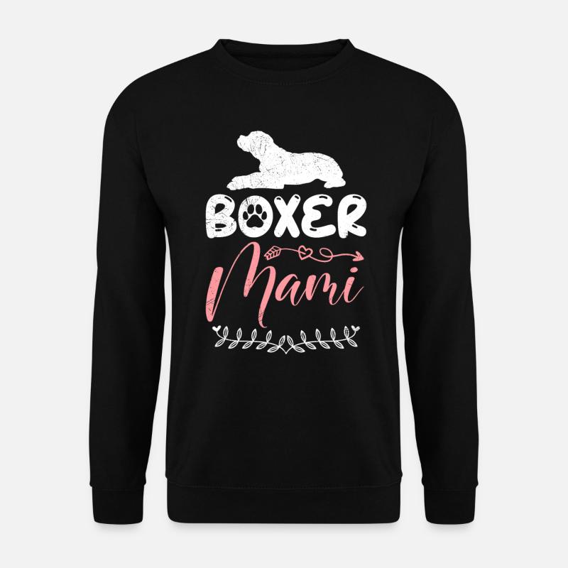 Deutscher Boxer Hundebesitzerin BOXER MAMI - Unisex Pullover - Schwarz