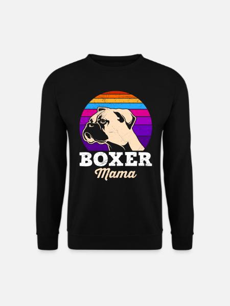 BOXER MOM German Boxer Dog Mom Boxer Boxer - Unisex Sweatshirt - black